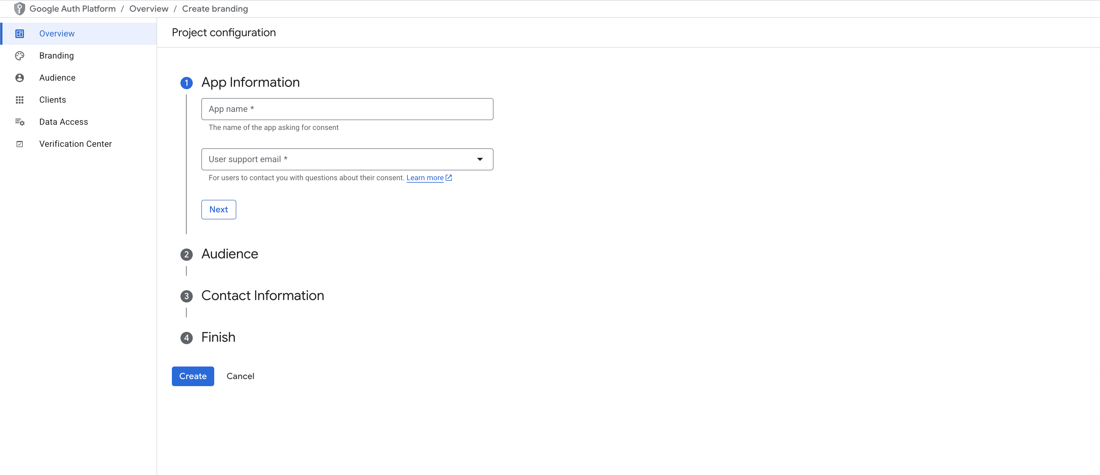 Google Cloud OAuth